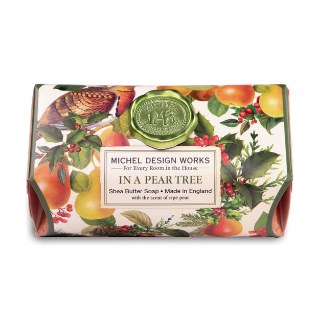 Michel Design Works In a Pear Tree Large Soap Bar