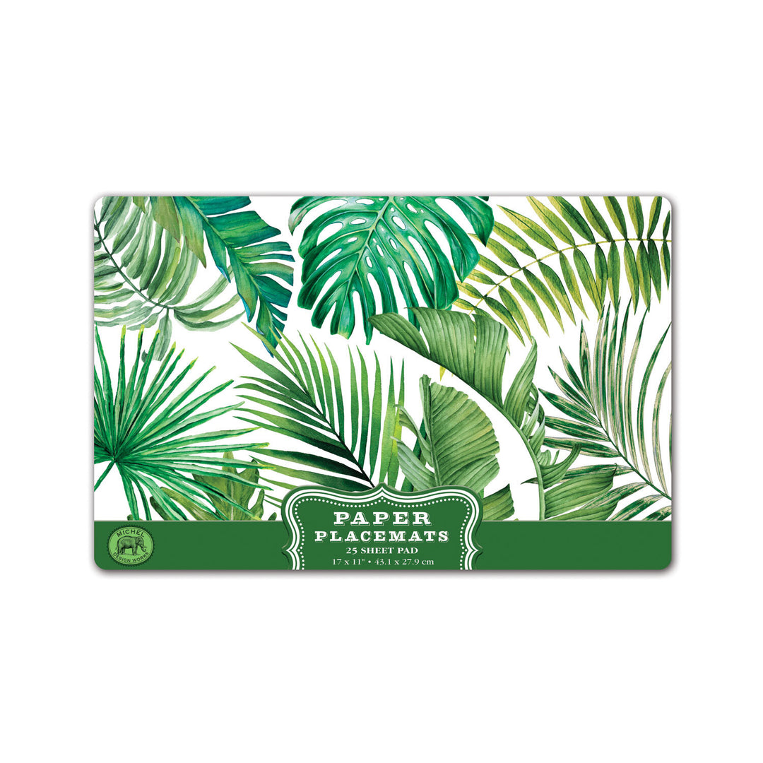 Michel Design Works Palm Breeze Paper Placemats