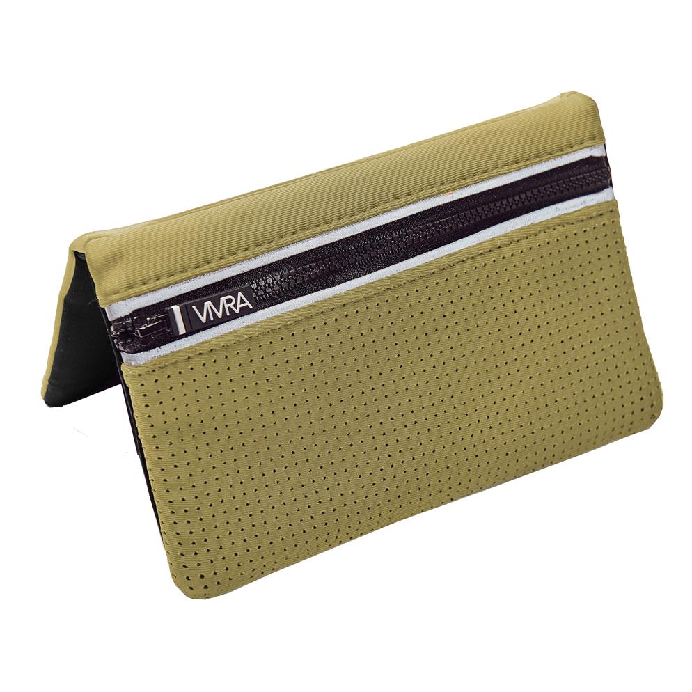 VIVRA Lite - Soldier On - Khaki Green - The ultimate fashion activewear accessory to carry your mobile phone, EFT card, keys and cash.