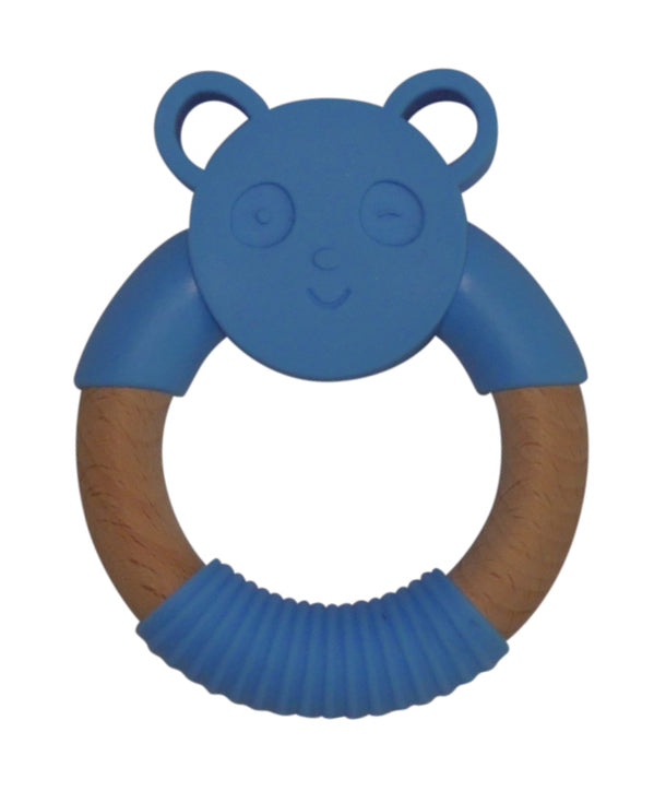 Blue Panda Teething Ring