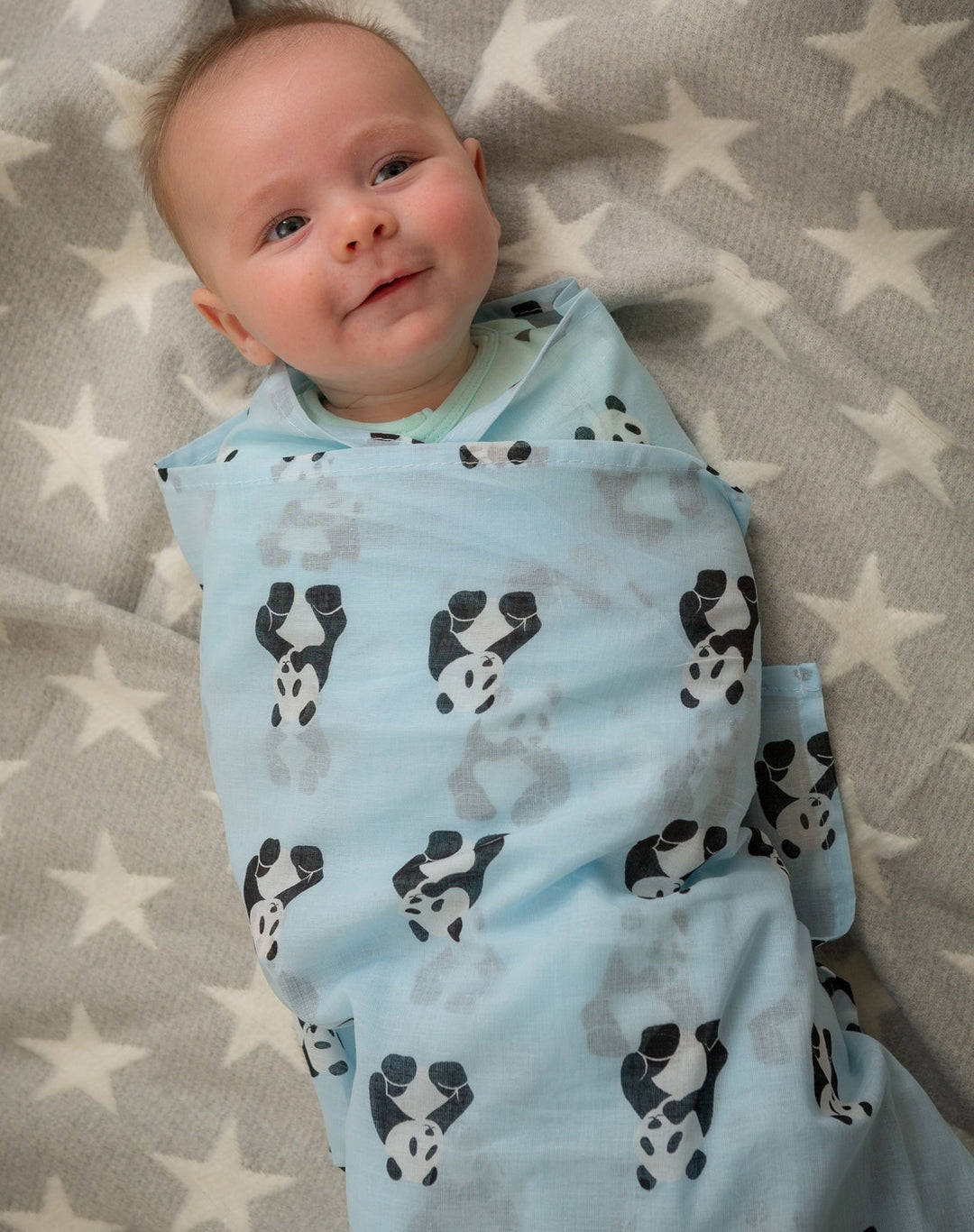 Panda Bear Muslin Wrap