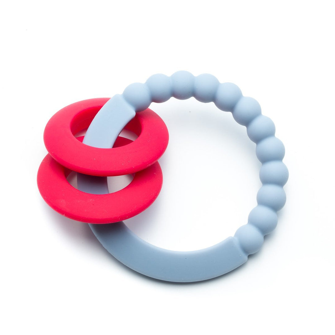 Cool Grey Teething Ring