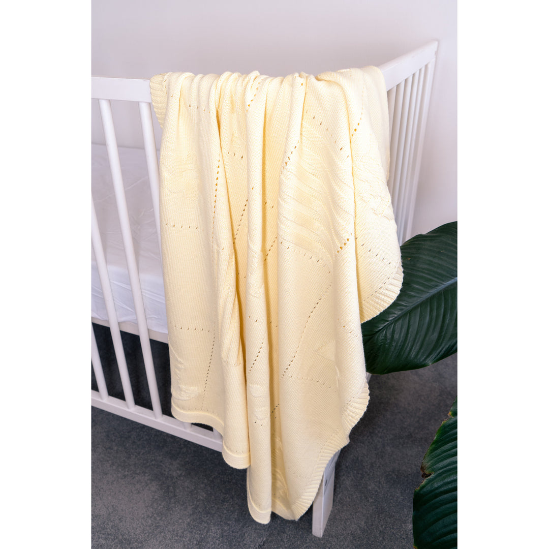 Yellow Patch Baby Blanket