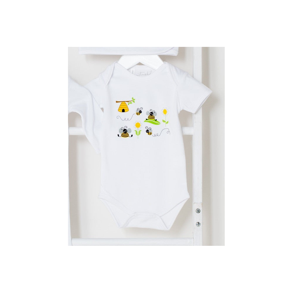 Bumble Bee Short Sleeve Bodysuit