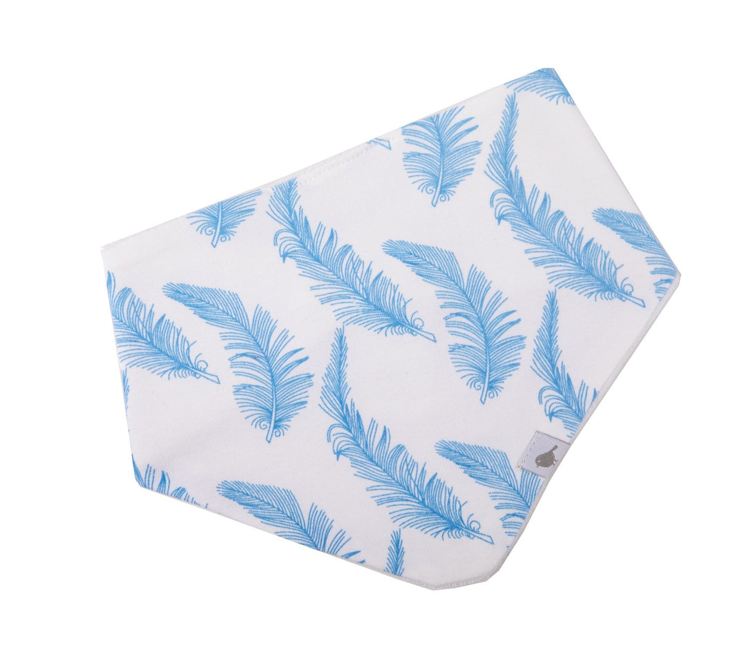 Feather Organic Cotton Bandana Bib
