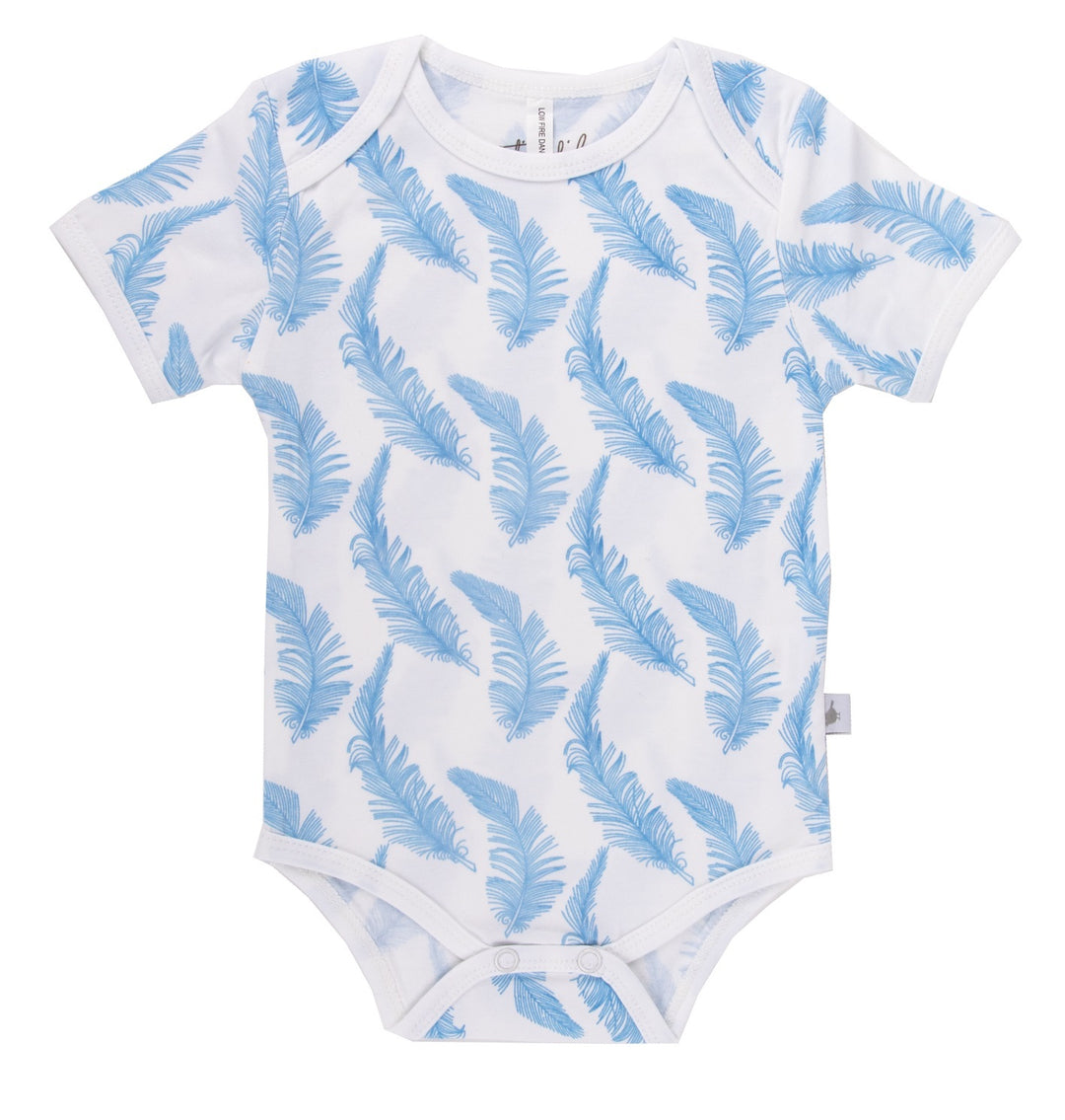 Feather Organic Short Sleeve Bodysuit 0-3m