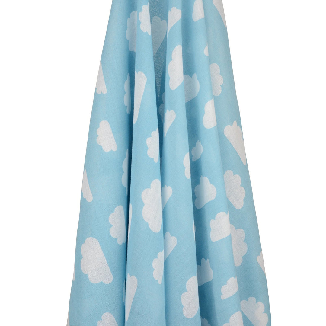 Blue Clouds Muslin Wrap