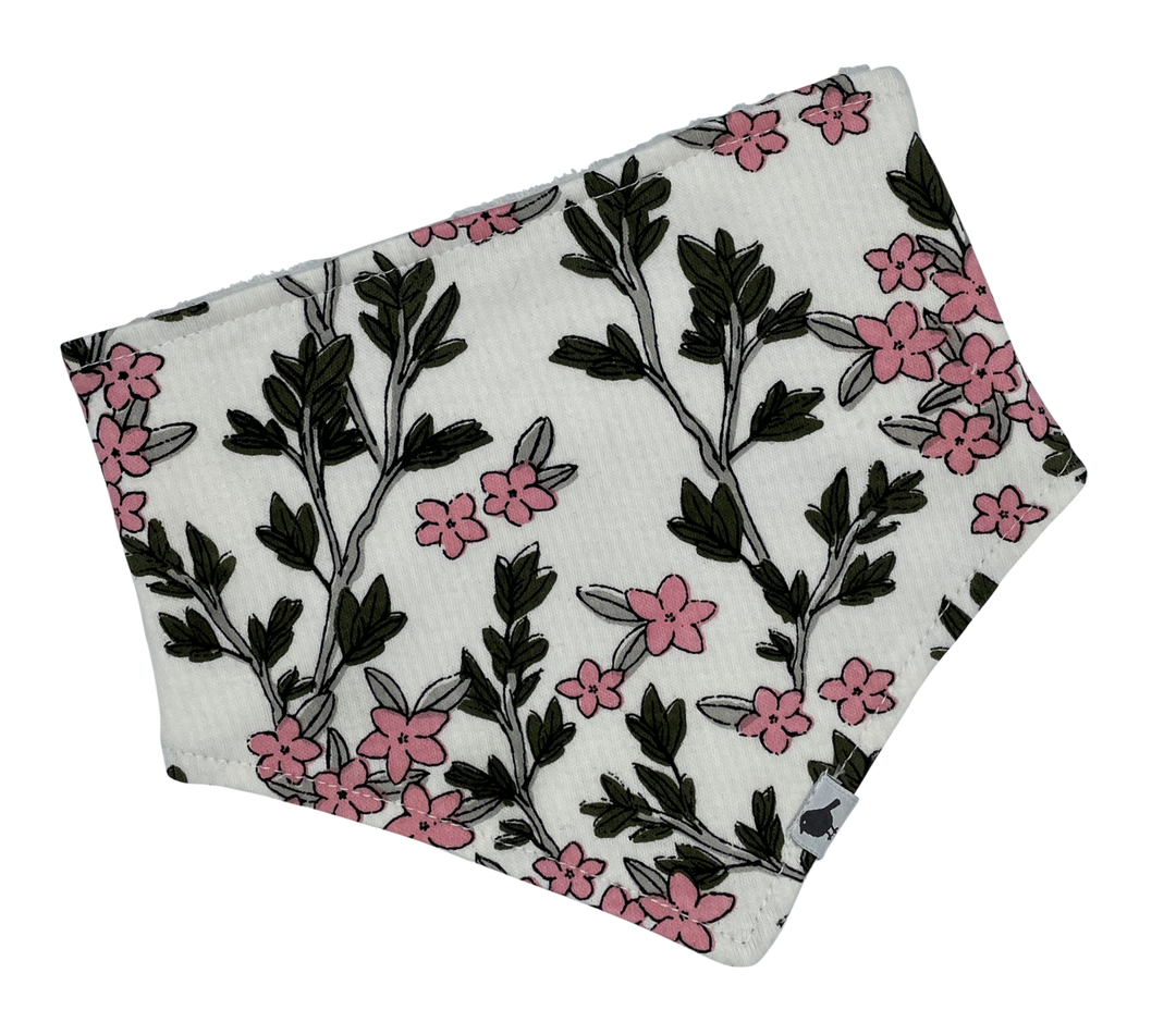 Messy Wild Flowers Bandana Bib