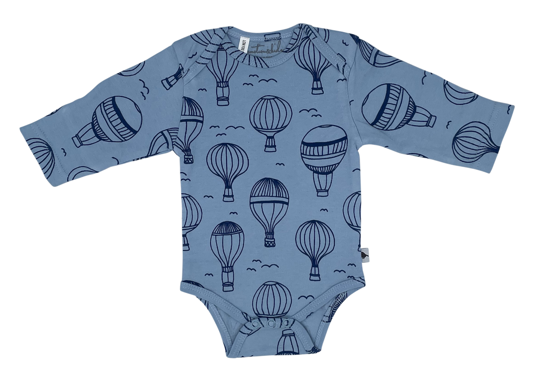 Hot Air Balloon Long Sleeve Bodysuit
