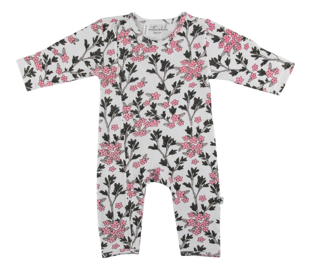 Messy Wild Flowers Long Leg Romper