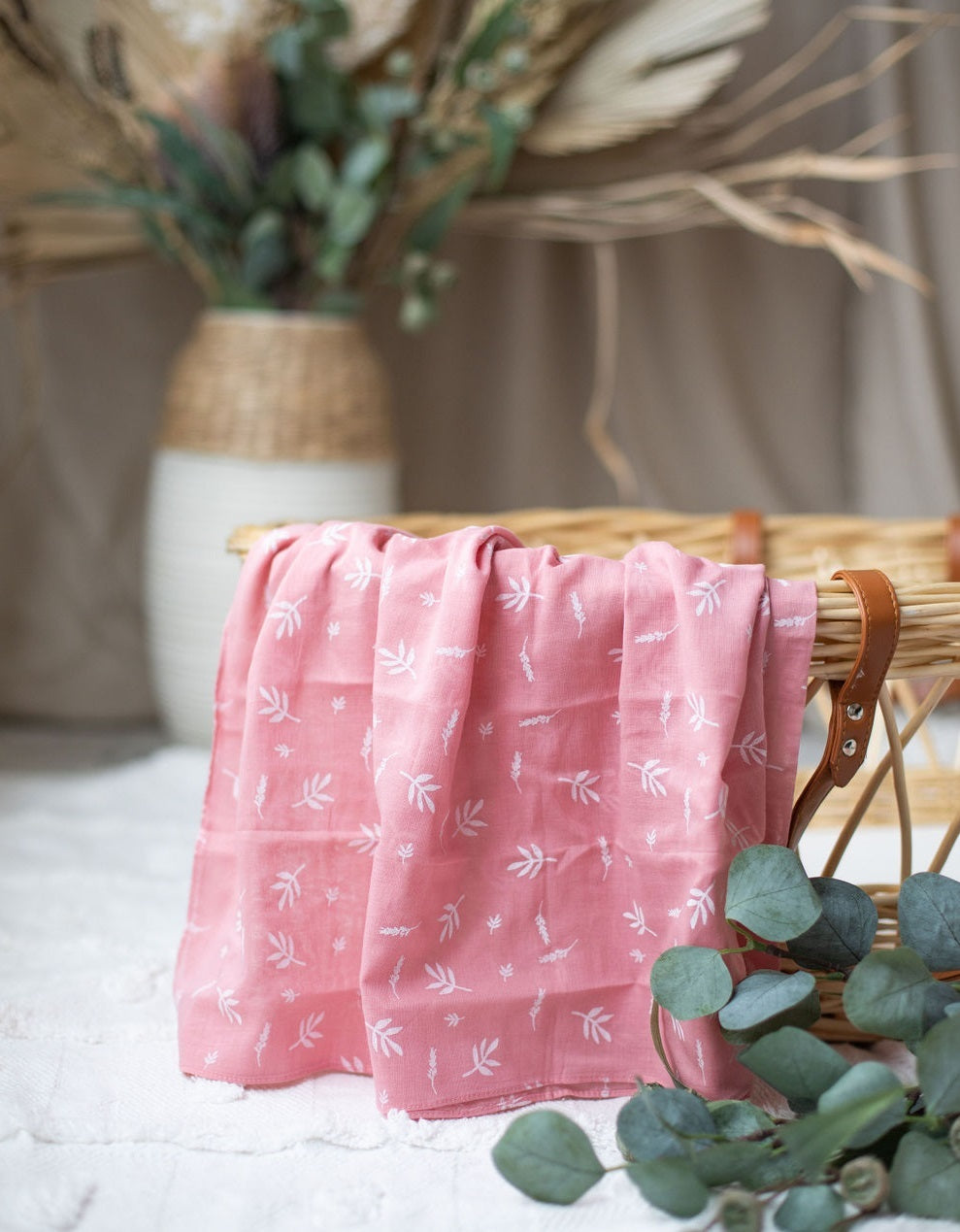 Blush Nature Muslin Wrap