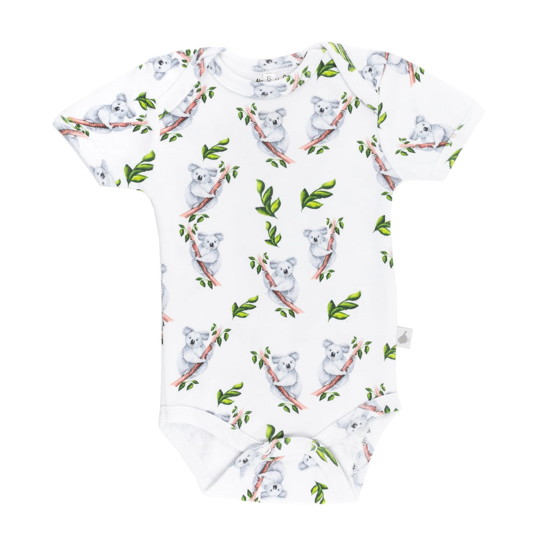 Koala Organic Short Sleeve Bodysuit 0-3m